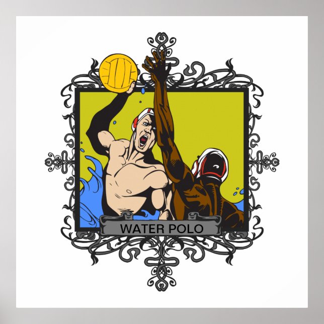 Pôster Polo de água agressivo (Frente)