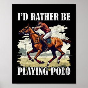 Poster Polo equino