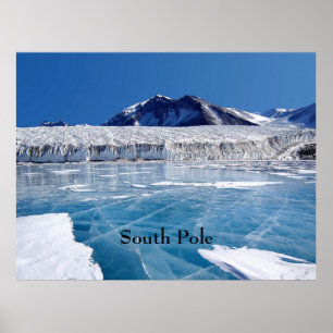 Poster Polo Sul, Antártica