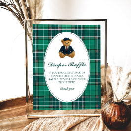 Poster Polo Teddy Bear Fralda Raffle