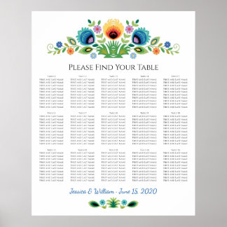 Poster Poloneses Flores Lavanda e Amarelo