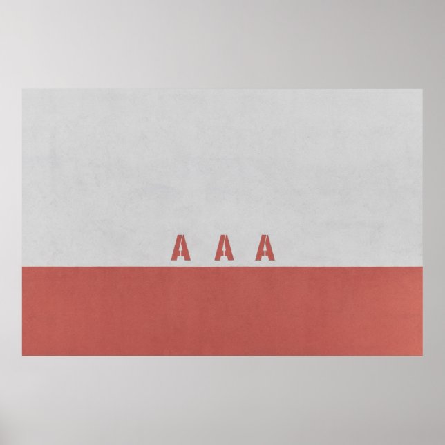 Poster Polônia (Frente)