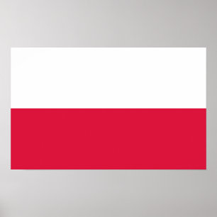 Pôster Polônia - bandeira polonesa