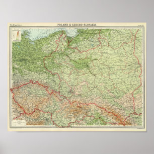 Pôster Polônia & Checoslováquia