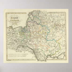 Pôster Polônia e Lithuania 1386-1572