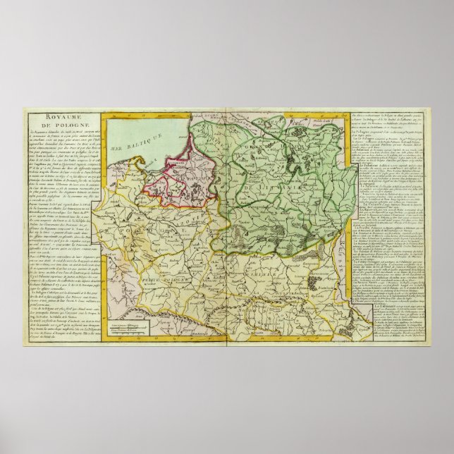 Pôster Polônia e Lituânia (Frente)