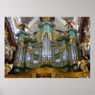 Pôster Polônia Pipe Organ