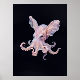 Poster Polvo Dumbo — Arte de Pintura a Óleo Impasto do Ma