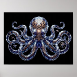 Poster Polvo Steampunk Cristalino