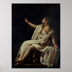 Poster Polyhymnia, o musa da poesia lírica, 1620