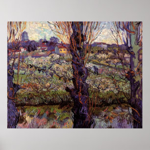 Poster Pomar em Blossom, Arles por Vincent van Gogh