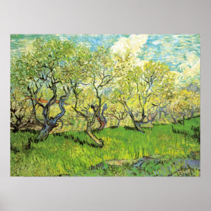 Pôster Pomar em Blossom por Vincent van Gogh