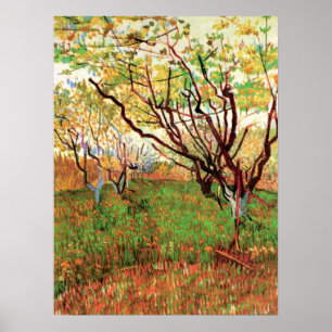 Poster Pomar em Flor por Vincent van Gogh