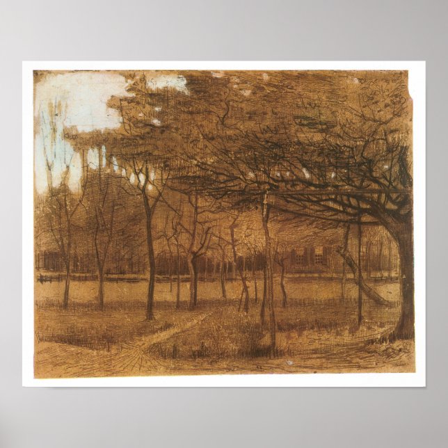 Pôster Pomar, Vincent van Gogh, 1881 (Frente)