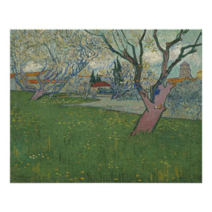 Pôster Pomares na Visão Floresta das Arles por Van Gogh