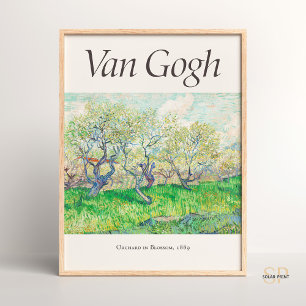 Poster Pomares Vincent van Gogh na ameixa de Blossom Arle