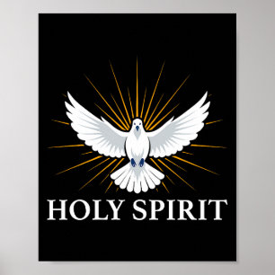 Poster Pomba Sritual Símbolo Cristão Bíblia Fé