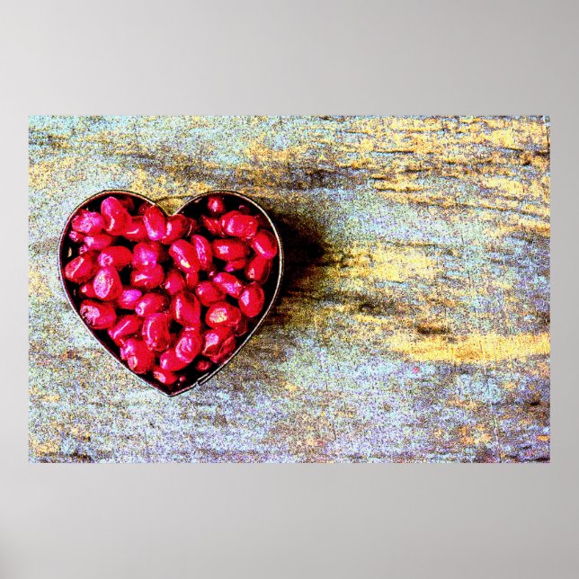 Poster "Pomegranates Heart Fruta" Foto Grata. Compre agor (Frente)