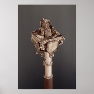 Pôster Pommel of the consistorial baton depicting