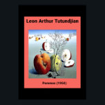 Poster Pommes por Leon Arthur Tutundjian (1950)<br><div class="desc">Esta trabalho de arte surreal foi criada por Leon Arthur Tutundjian em 1950. Arte surreal tenta dar ao seu público uma qualidade como sonho. Creio que Tutundjian alcançou o seu objetivo nesta bela poster que nomeou Pommes. Você pode comprar este poster Pommes na minha loja impressão a pedido. Sinta-se livre...</div>