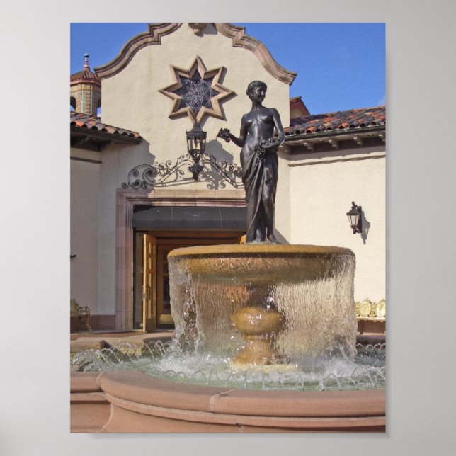 Poster Pomona Fountain em Kansas City (Frente)