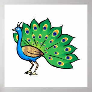 Pôster Ponce Peacock