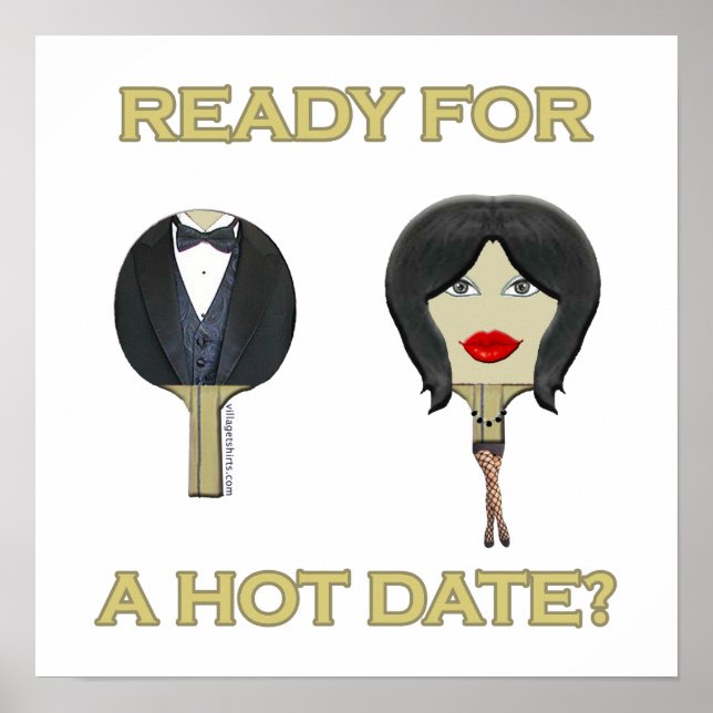 Poster Pong de Data Quente (Frente)