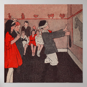 Pôster Ponha a cauda Donkey