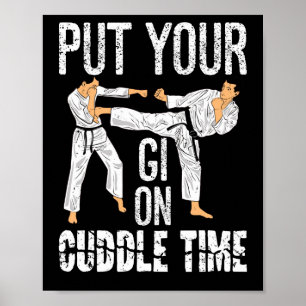 Poster Ponha sua mão no seu tempo, Jiu Jitsu brasileiro