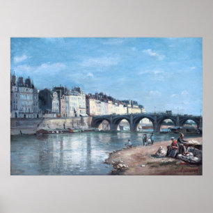 Poster Pont de la Tournelle em Paris por Stanislas Lépine