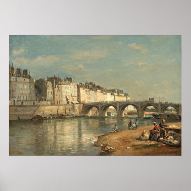 Poster Pont de la Tournelle - Stanislas Lépine Fine Art (Frente)