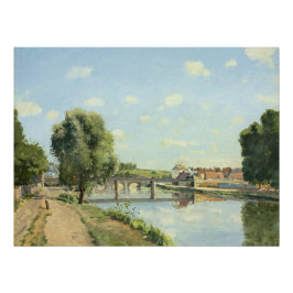 Pôster Pont Du Chemin De Fer Camille Pissarro
