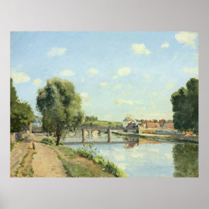 Poster Pont Du Chemin De Fer Camille Pissarro