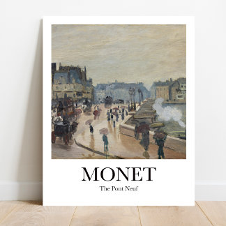 Poster Pont Neuf, de Claude Monet