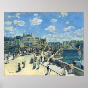 Poster Pont Neuf, Paris - Auguste Renoir Fine Art