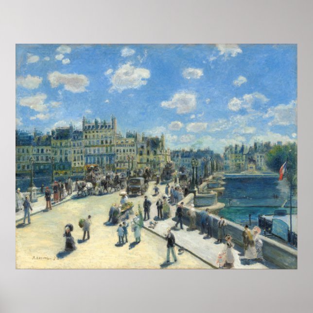 Poster Pont Neuf, Paris - Auguste Renoir Fine Art (Frente)