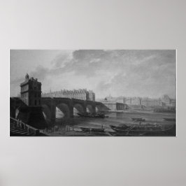 Poster Pont Neuf - Paris Jean-Baptiste de Nicolas