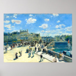 Poster Pont Neuf, Paris - Pierre-Auguste Renoir