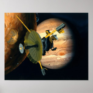 Pôster Ponta de prova de Jupiter e de Lo Galileo