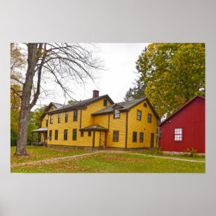 Poster Ponta de Seta, Casa de Herman Melville, Pittsfield