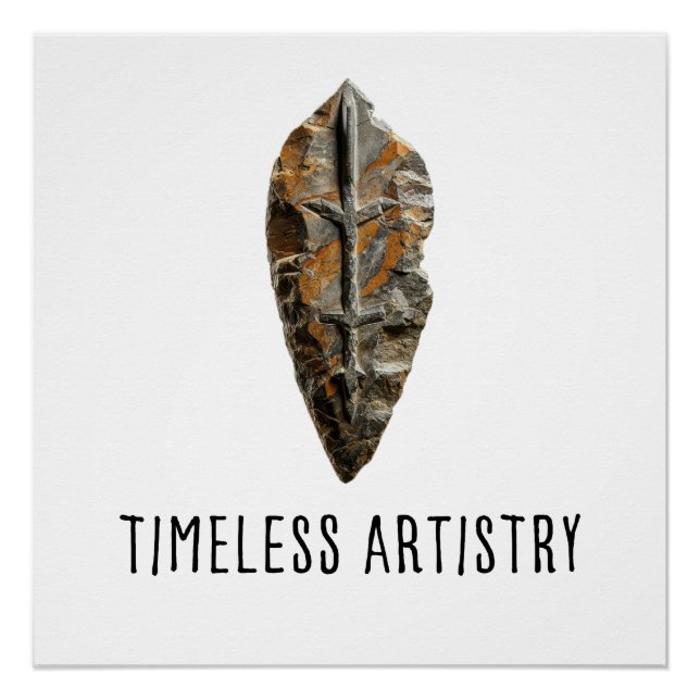 Pôster Ponta de Seta Nativa Americana (Frente)