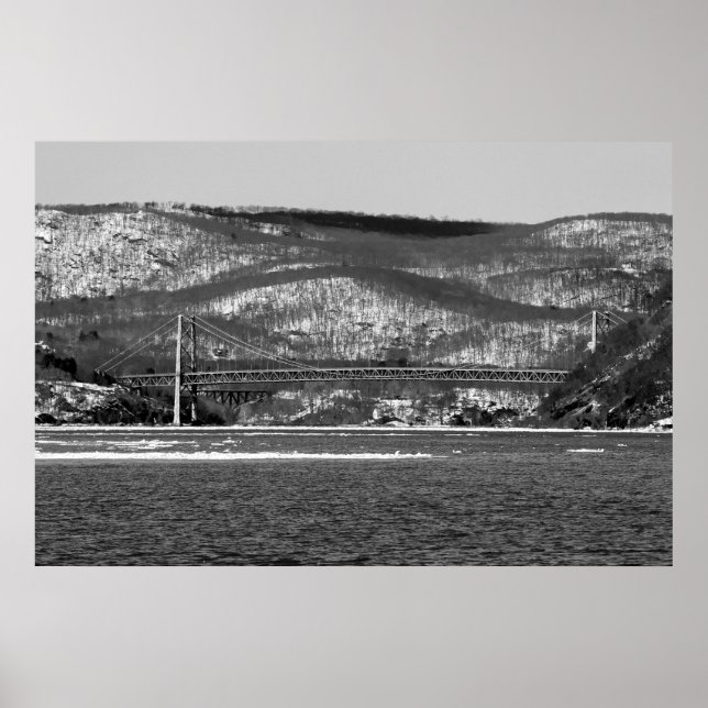 Pôster Ponte Bear Mountain B/W (Frente)
