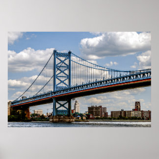 Poster Ponte Benjamin Franklin, Filadélfia, PA