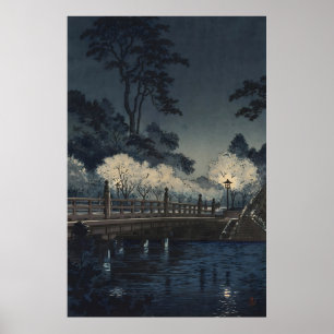 Poster Ponte Benkei 1933 por Tsuchiya Koitsu