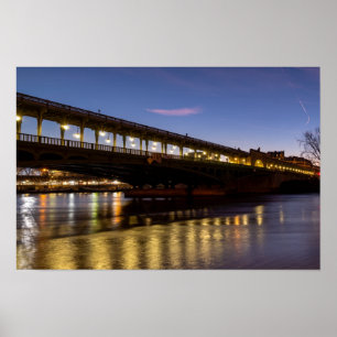Poster Ponte Bir-Hakeim na alvorada do inverno - Paris