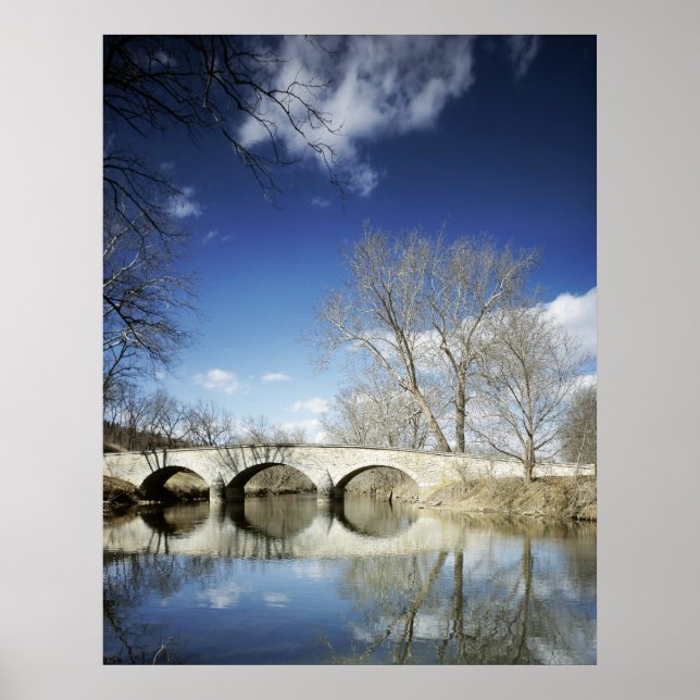 Pôster Ponte Burnside, Campo Nacional Antietam (Frente)