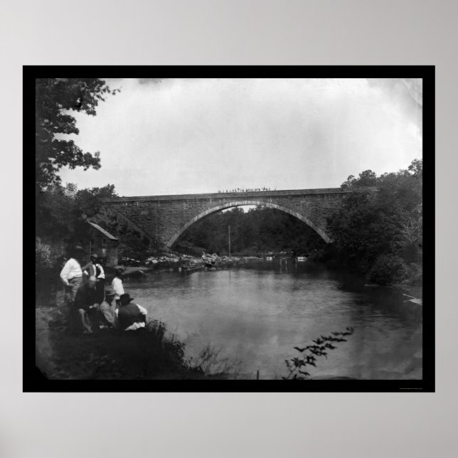 Poster Ponte Cabin John, MD 1865 (Frente)