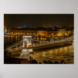 Pôster Ponte Chain de Budapest