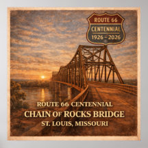 Ponte Chain of Rocks da Rota 66