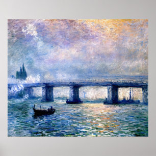 Poster Ponte Charing Cross, de Claude Monet (1903)
